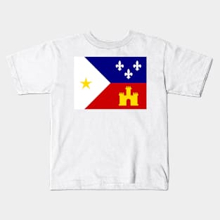 Acadiana Flag Kids T-Shirt